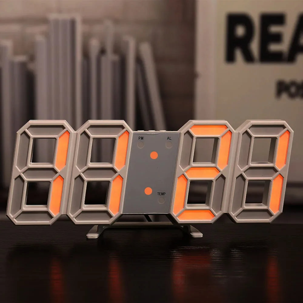 Skrivbordsklocka - 3D LED